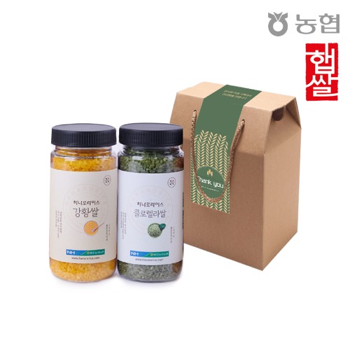 [농협] 본사정품 실속2종 강황쌀,클로렐라쌀,280g x 2 감사선물,답례품